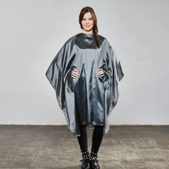 Trend-Design Frisierumhänge|Umhänge & Hauben|KeepCool Haarschneideumhang Grau