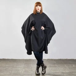 Trend-Design Frisierumhänge|Umhänge & Hauben|NANO Air Uni Schneideumhang mit Druckverschluss Schwarz
