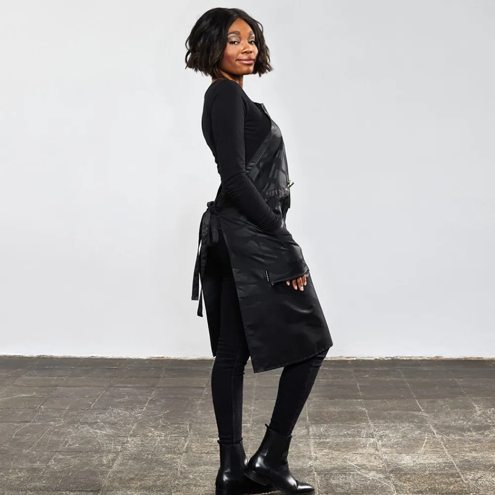 NANO Färbeschürze Schwarz Safari Look-Trend-Design Best