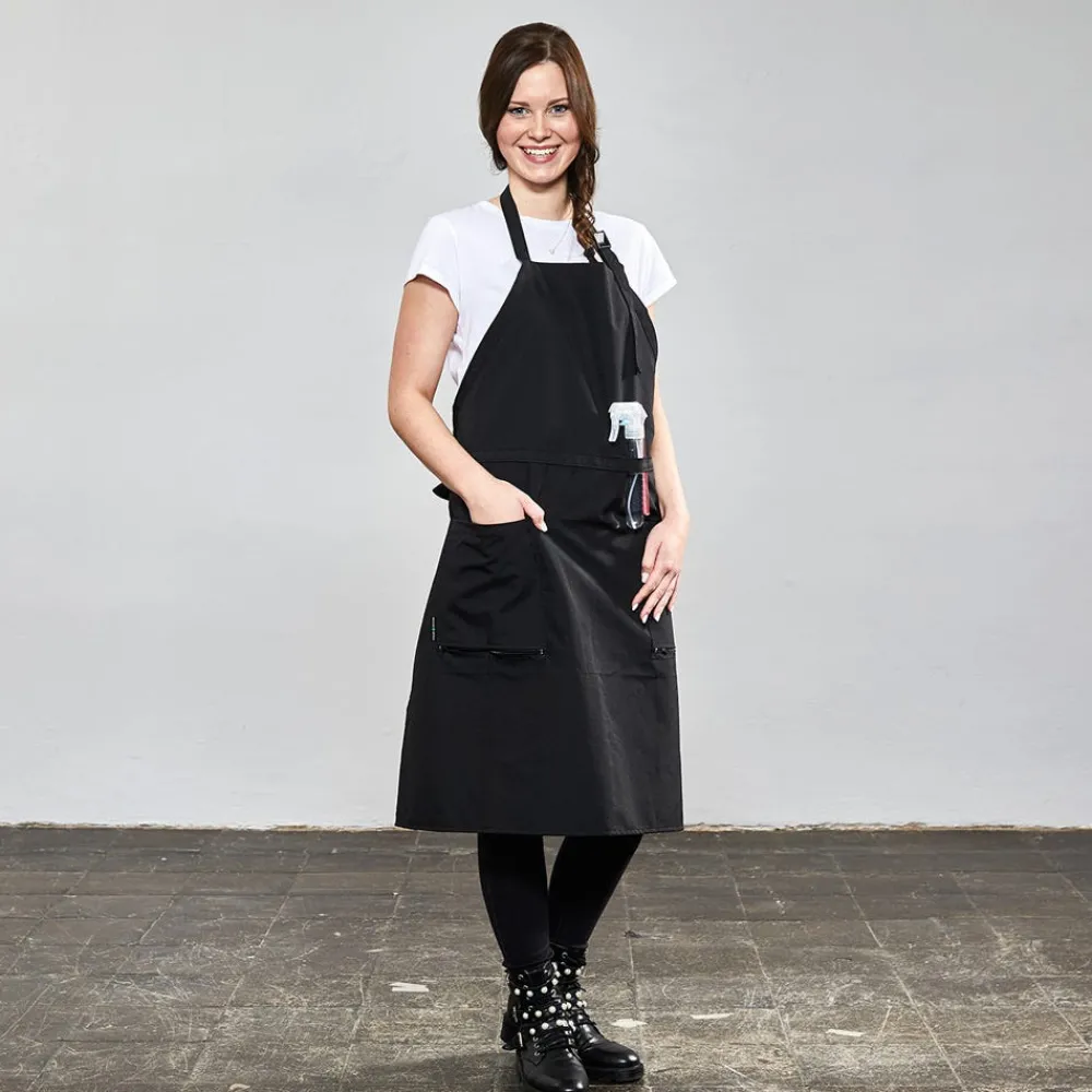 Trend-Design Frisierumhänge|Umhänge & Hauben^NANO Färbeschürze Uni Schwarz