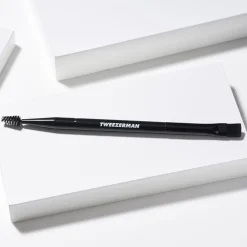 Flacher Augenbrauenpinsel & Bürste-Tweezerman Hot