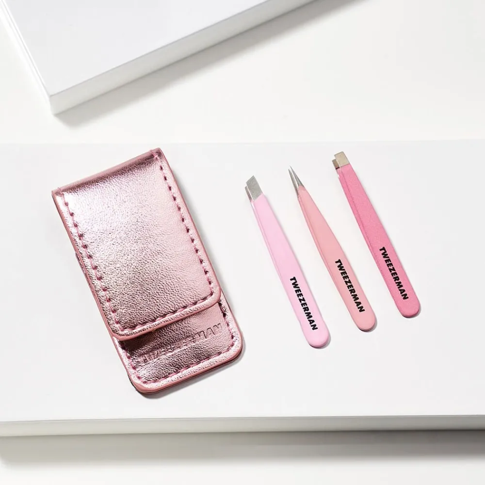 Tweezerman Haarentfernung|Gesicht^Micro Pinzetten Set 3-teilig