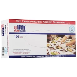 Ulith Einwegartikel|Vinyl-Handschuhe puderfrei Größe S, Box