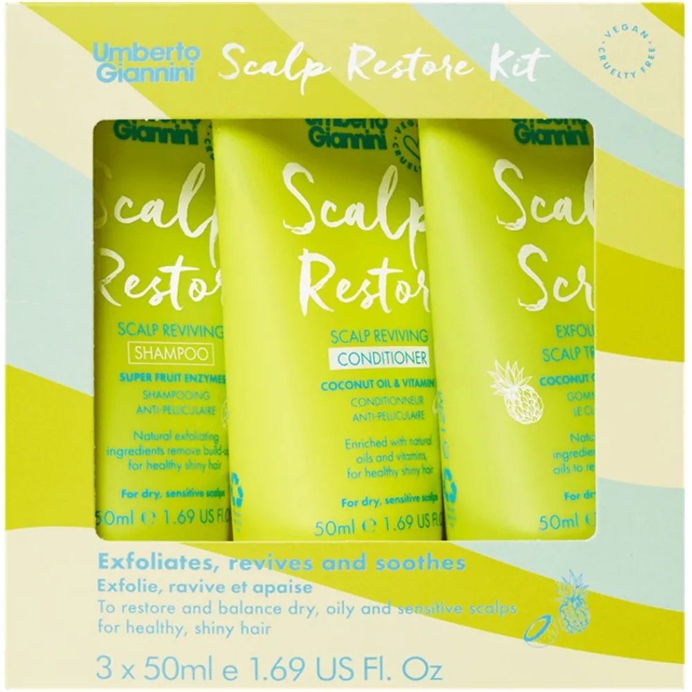 Umberto Giannini Hagel Nature| Reisegrößen^Scalp Restore Starter Kit