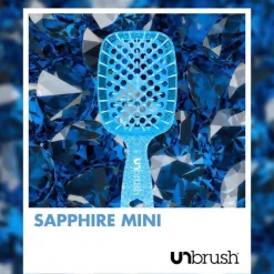 UNbrush Bürste|Detangling Hair Brush Mini Sapphire