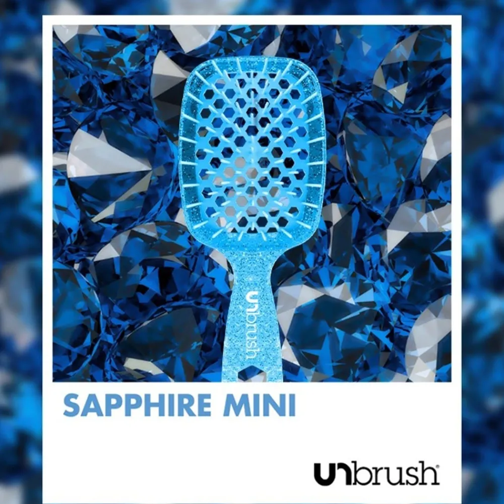 UNbrush Bürste|Detangling Hair Brush Mini Sapphire