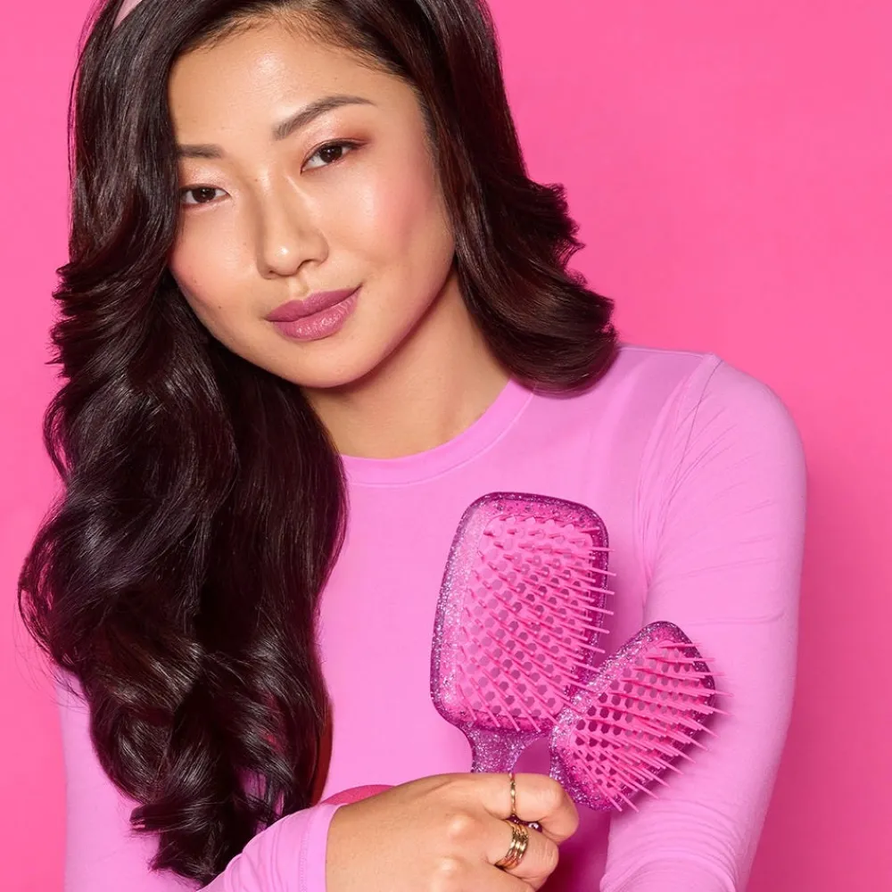 Detangling Hair Brush Rose Quartz-UNbrush