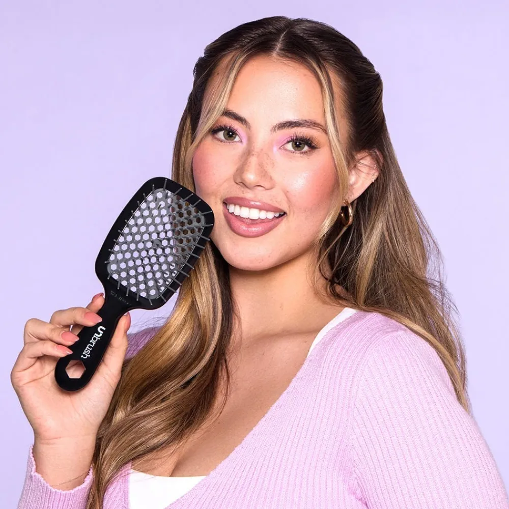 UNbrush Bürste|Detangling Hair Brush Schwarz