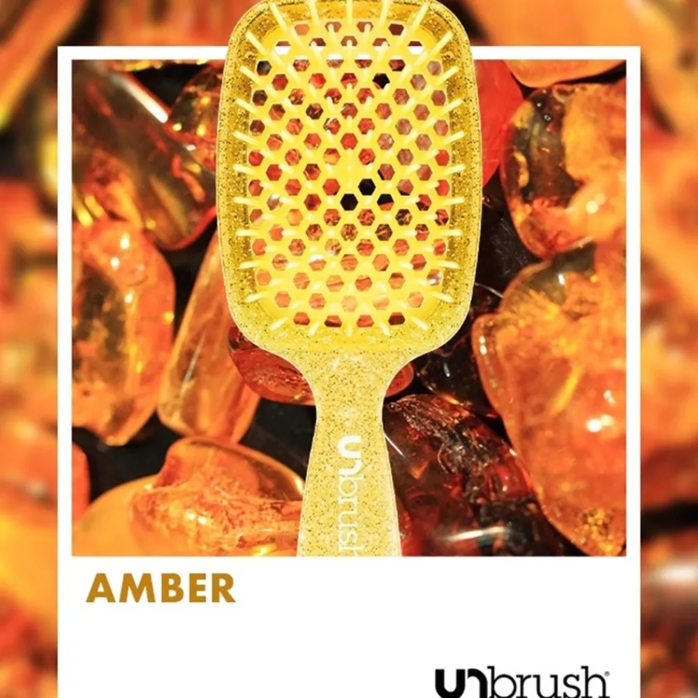 UNbrush Bürste|Detangling Hair Brush Amber