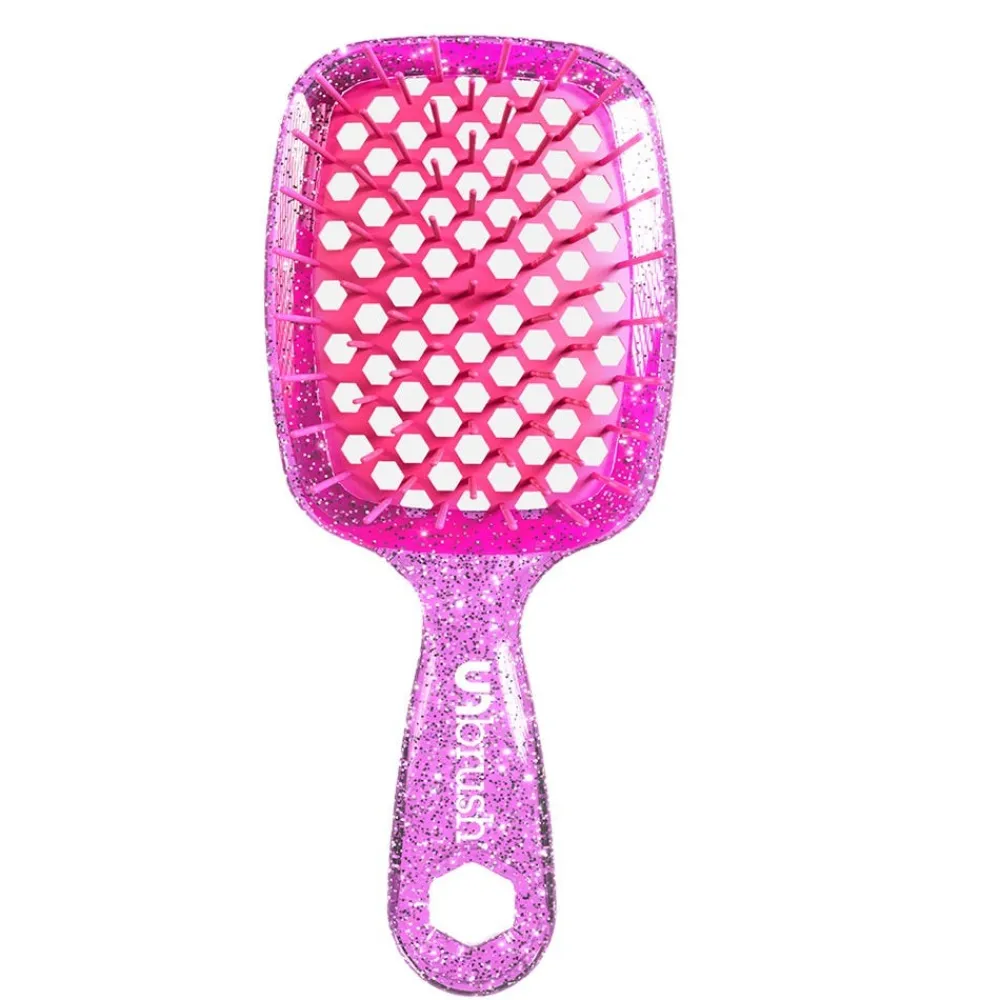 UNbrush Bürste^Detangling Hair Brush Mini Rose Quartz