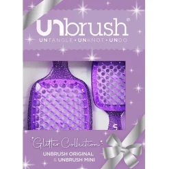 UNbrush Bürste^Glitter Duo Set Amethyst Lavender