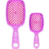 UNbrush Bürste|Glitter Duo Set Rosenquarz Rosa