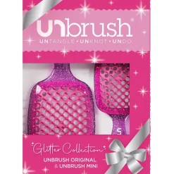 UNbrush Bürste|Glitter Duo Set Rosenquarz Rosa