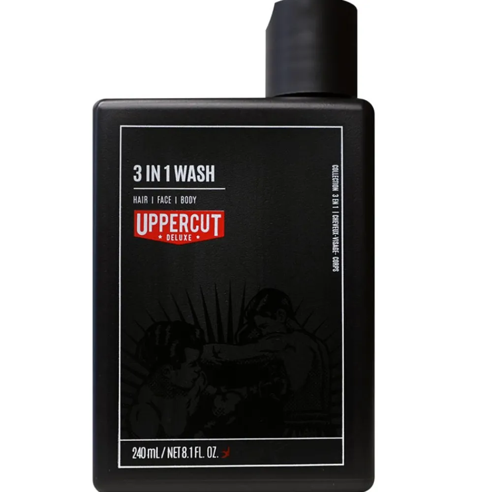 Uppercut Deluxe Shampoo|Uppercut 3 in 1 Wash 240 ml