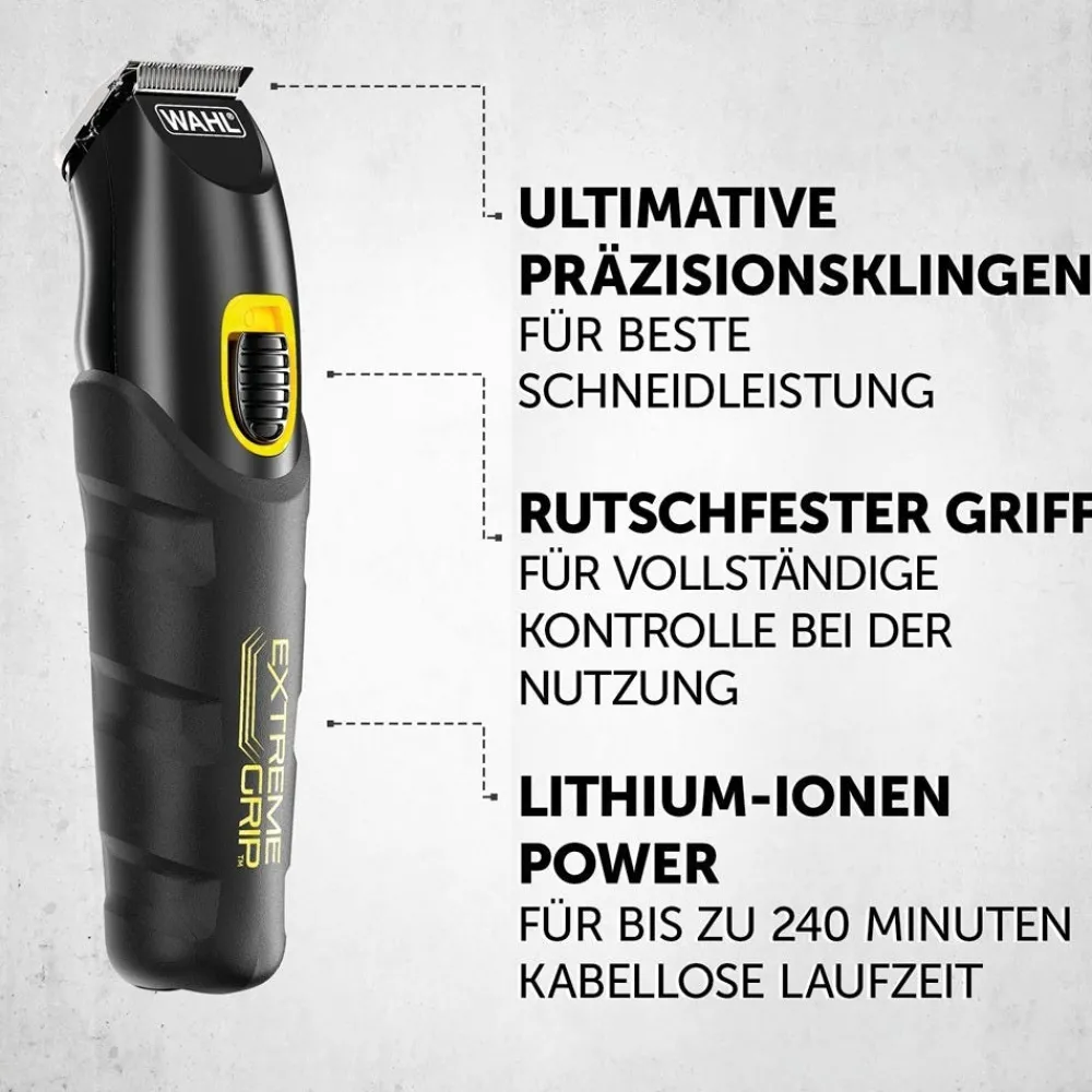 WAHL Bartschneider|Haarschneider & Trimmer|Extreme Grip Advanced Multigroomer