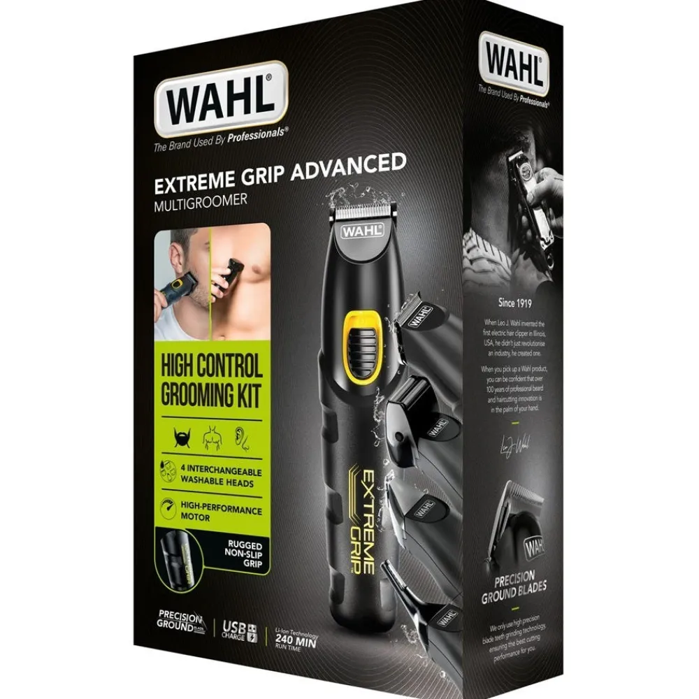 WAHL Bartschneider|Haarschneider & Trimmer|Extreme Grip Advanced Multigroomer