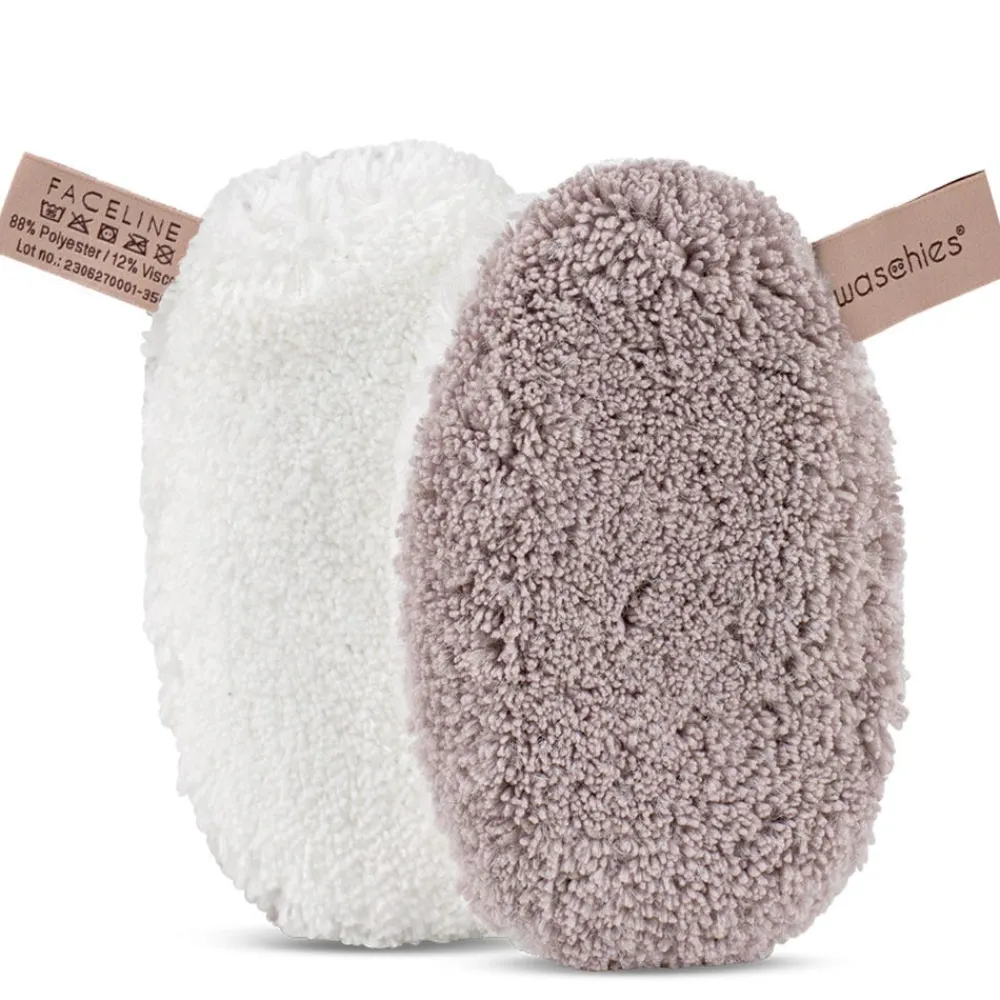 Abschmink- und Reinigungspads Taupe 6er Set-Waschies New