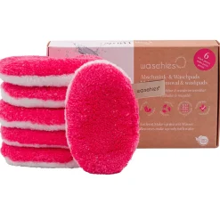 Waschies Gesicht^Abschminkpad Pink 6er-Set