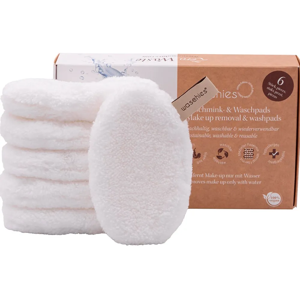 Abschminkpad White 6er-Set-Waschies Best
