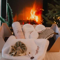 Waschies Hagel Nature|Gesicht^All White Edition Box L Geschenkset