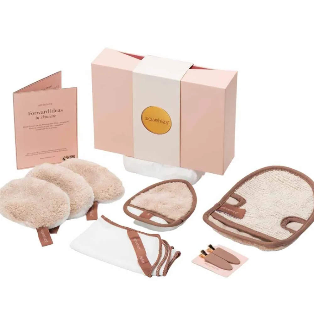 Waschies Hagel Nature|Gesicht^Light Caramel Edition Box M Geschenkset