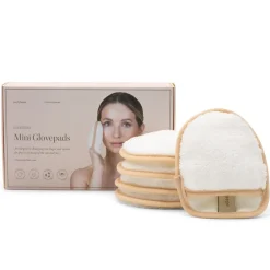Waschies Gesicht^Mini Glove Pads Beige 5er- Set