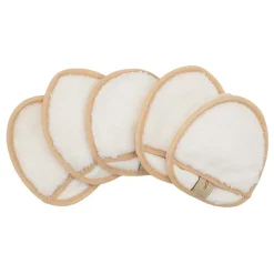 Waschies Gesicht^Mini Glove Pads Beige 5er- Set