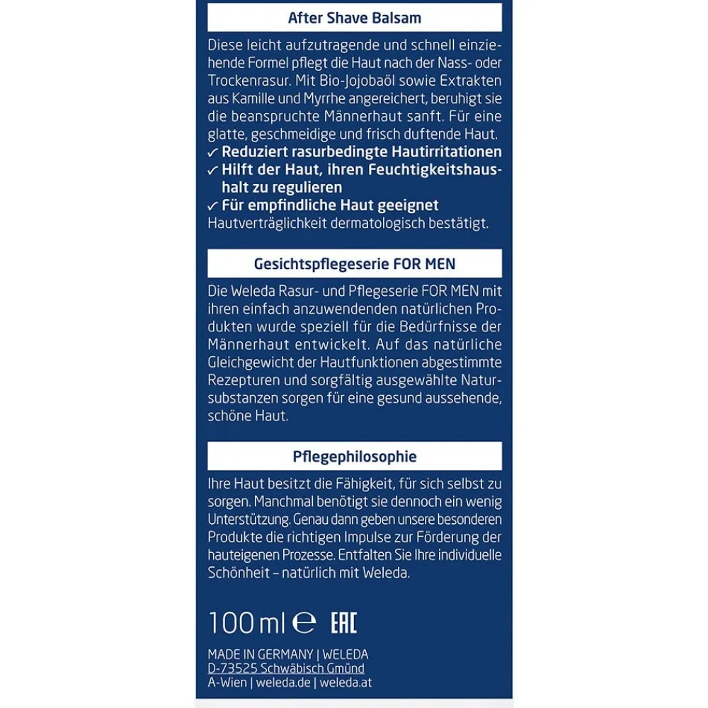 Weleda Rasur|After Shave Balsam 100 ml