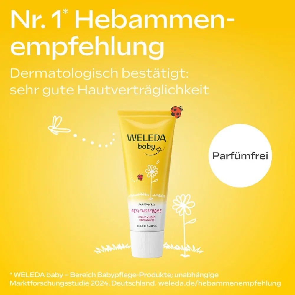 Weleda Hagel Nature|Gesicht^Calendula Gesichtscreme Parfümfrei 50 ml