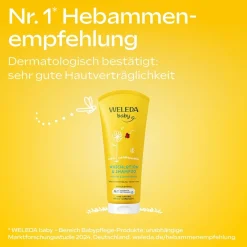 Weleda Hagel Nature|Körper|Calendula Waschlotion & Shampoo 200 ml