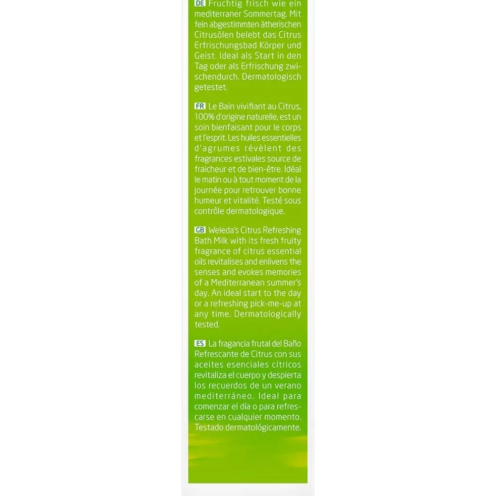 Weleda Körper|Citrus Erfrischungsbad 200 ml