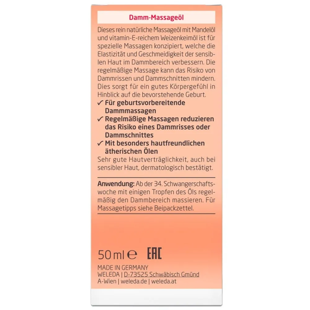 Weleda Hagel Nature|Körper^Damm-Massageöl 50 ml