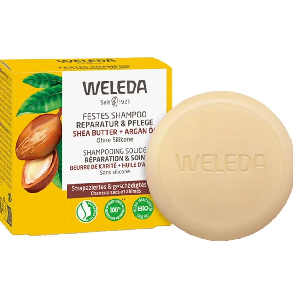 Weleda Hagel Nature| Shampoo|festes Shampoo Reparatur & Pflege 50 g