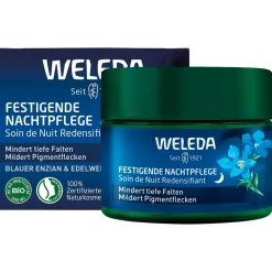 Weleda Hagel Nature|Gesicht^Festigende Nachtpflege Blauer Enzian & Edelweiss 40 ml