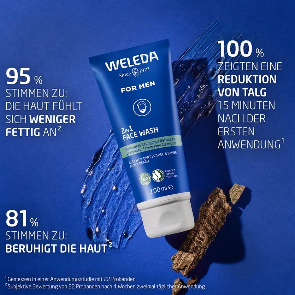 For Men 2in1 Face Wash 30 ml-Weleda Hot