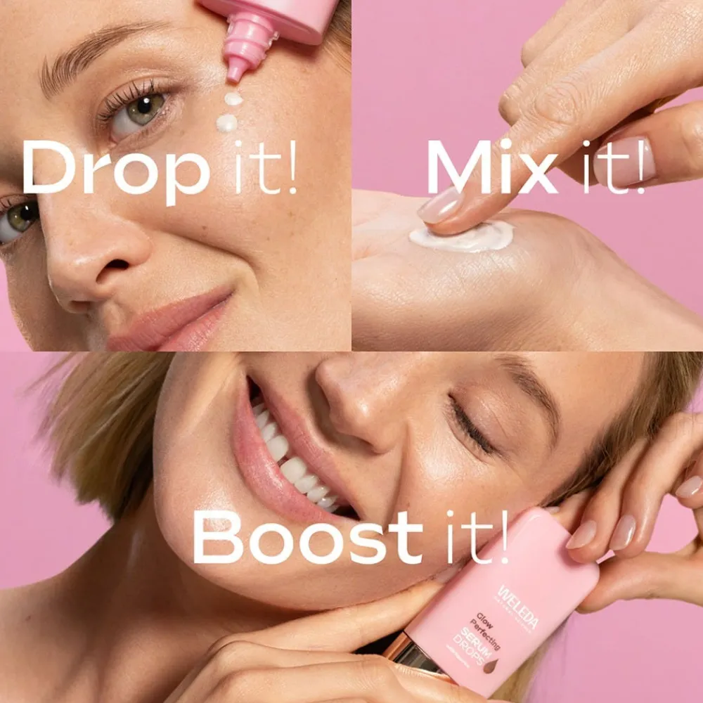 Weleda Hagel Nature|Gesicht|Glow Serum Booster Drops 30 ml