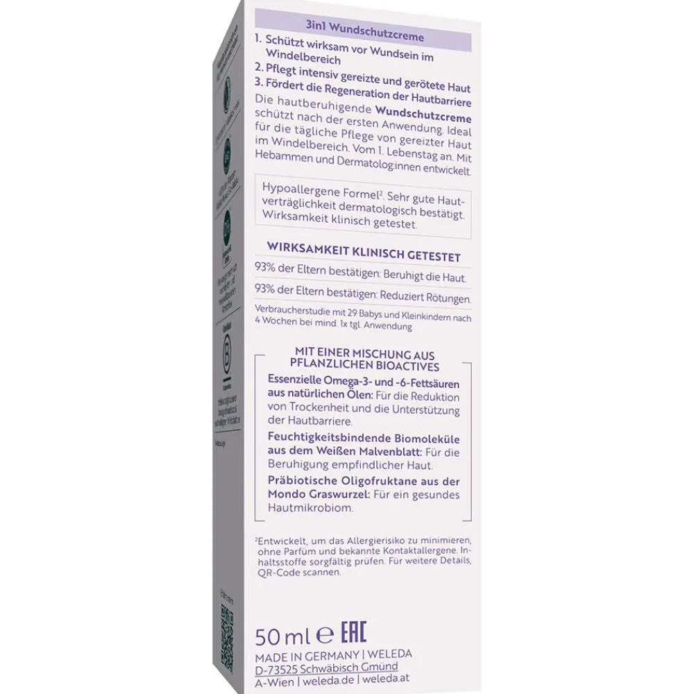 Weleda Hagel Nature|Körper|3in1 Weiße Malve Wundschutzcreme 50 ml