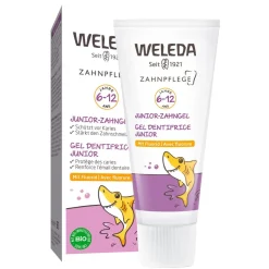Weleda Zahnpflege|Hagel Nature^Junior-Zahngel mit Fluorid 50 ml