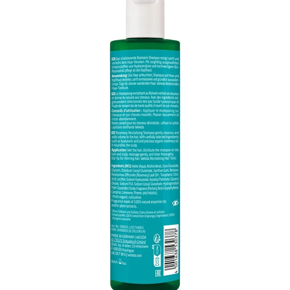 Weleda Hagel Nature| Shampoo^Rosmarin Vitalizing Shampoo 250 ml