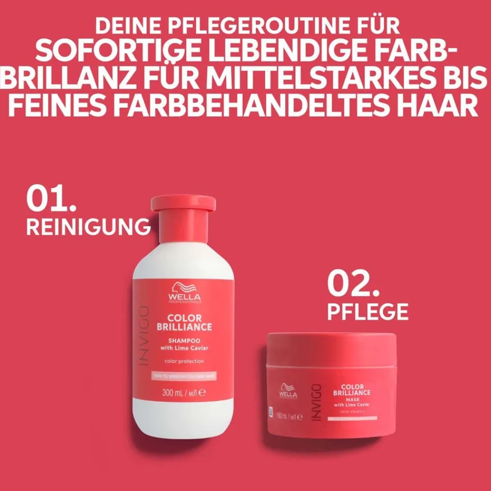 Professionals Care INVIGO Color Brilliance Fine Vibrant Color Mask 75 ml-Wella Clearance