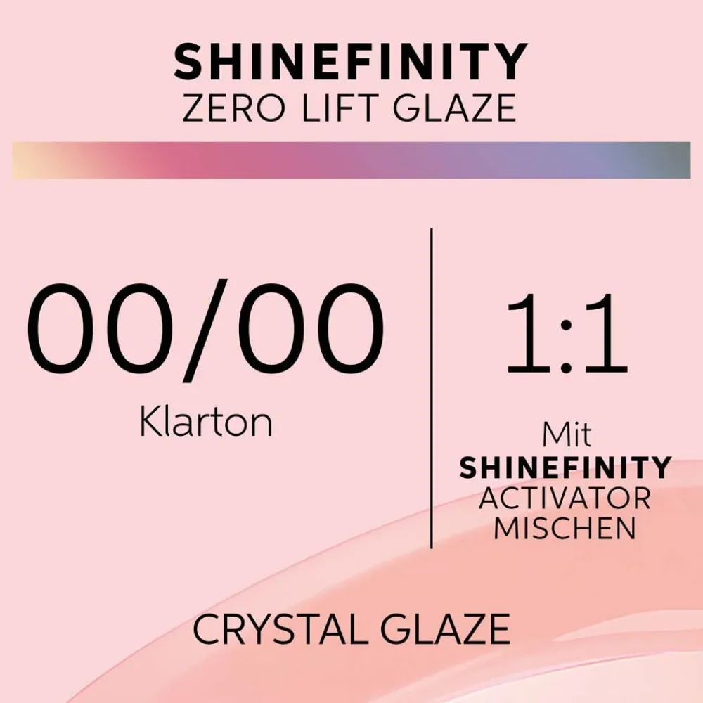 Wella Haarfarbe|Shinefinity Crystal Glaze 00/00 Haarfarbe 500 ml