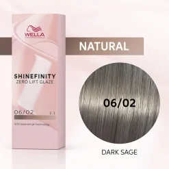 Wella Haarfarbe^Shinefinity Glaze Dark Sage 06/02 Haarfarbe 60 ml