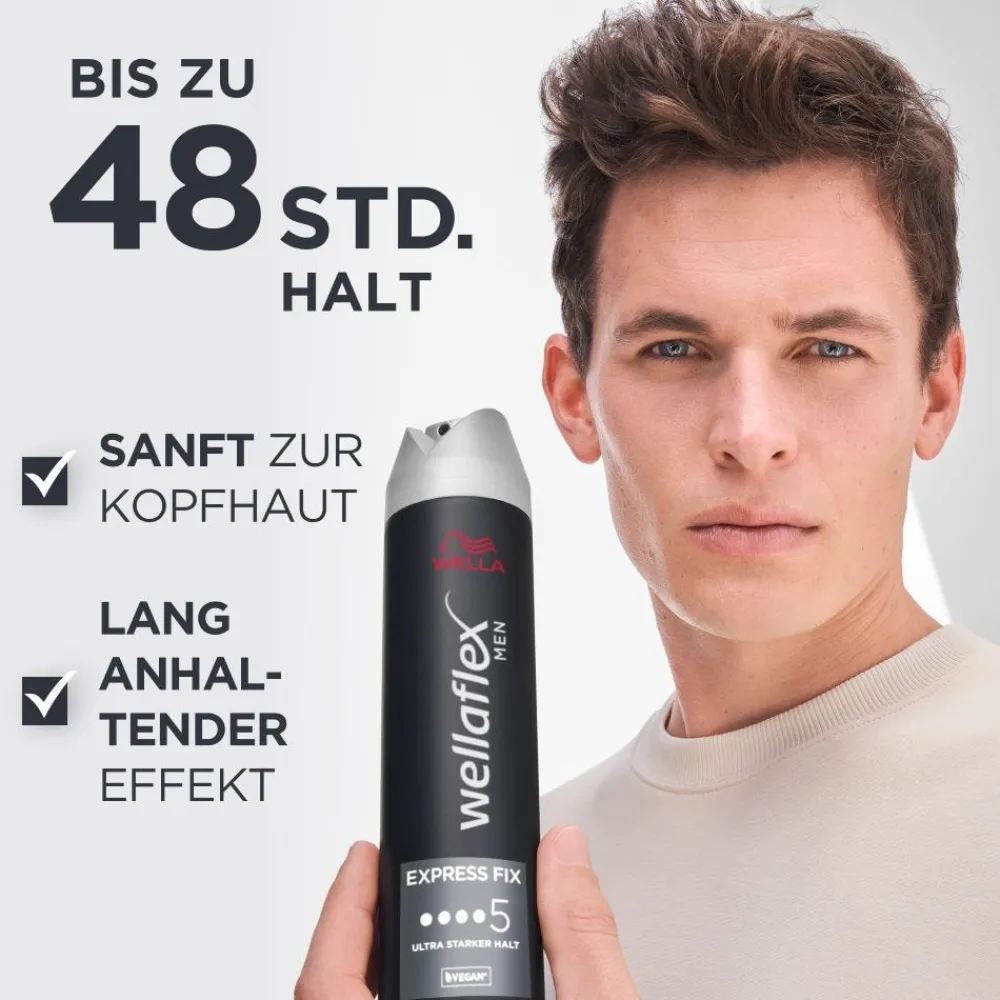 Wella Haarspray| Haarspray & Haarlack^flex MEN Express Fix Haarspray 250 ml