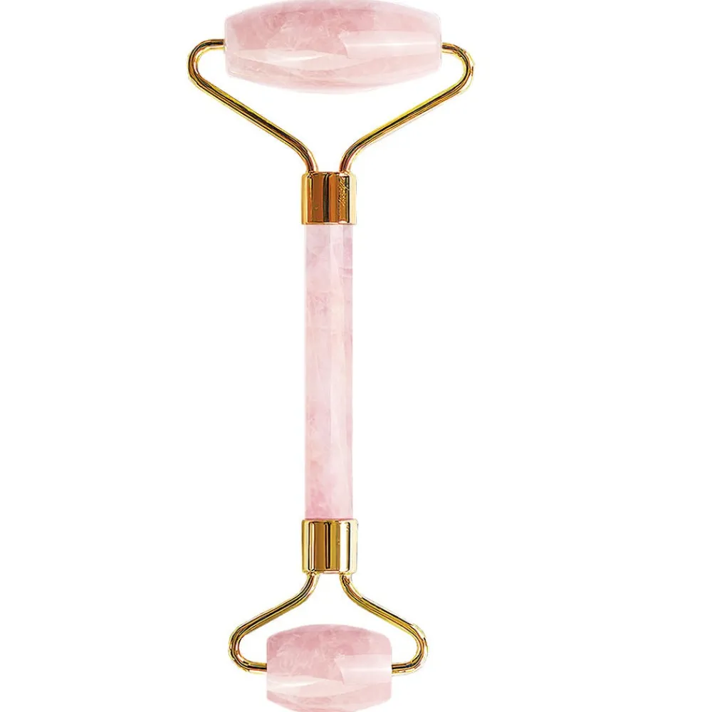 YÙ Beauty Gesicht^Rosenquarz Doppel Face Roller
