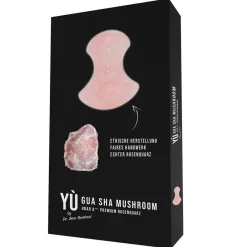 YÙ Beauty Gesicht|Körper^Rosenquarz Gua Sha Mushroom