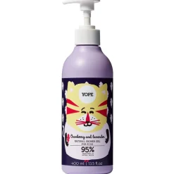 YOPE Hagel Nature|Körper^Shower Gel for Kids CRANBERRY & LAVENDER 400 ml