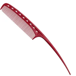 Y.S. Park Stielkamm Kunststoff Griff Nr.104 rot-Y.S./Park