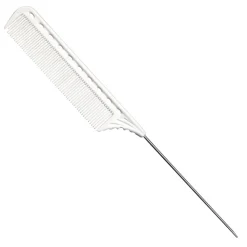 Y.S./Park Kämme & Bürsten|Kämme^Y.S. Park Stielkamm Metallgriff Nr. 102 Weiß