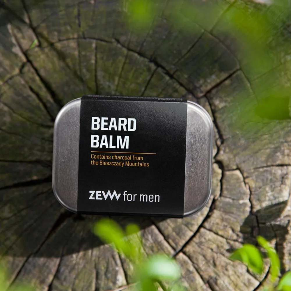 Beard Balm with Charcoal 80 ml-ZEW for Men Discount