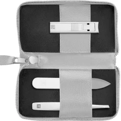 Zwilling Maniküre Pediküre Set 3tlg. mit Kompakt-Nagelknipser grau-ZWILLING Beauty Sale